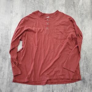 Red Duluth Trading Long Sleeve Shirt 3xl